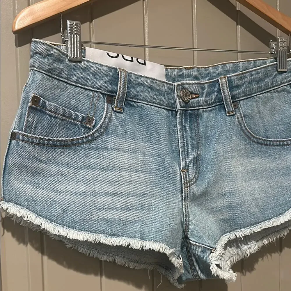 BDG Blue Denim Shorts Sz 27 NWT